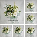 idreamwedding 教堂佈置套餐 - 白色系列 - 配淺綠色絲帶