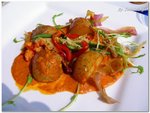 Potato & vegetables under the chicken