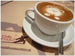 我的cafe latte $28