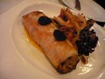cepe mushroom phyllo with truffle vinaigrette $80
