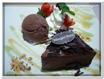 Chocolate Paradise Cake & Dark Chocolate Orange Ice-cream
