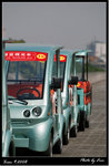 城牆上的觀光車