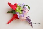 粉紅小牡丹粉紫中國桔梗薰衣草