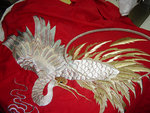 Red Robe with  bird embroidery 04
