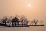日照寒冬圓明園