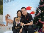 Lok Lok with his new parents