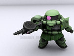 3D Zaku