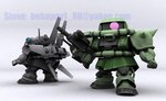 3D Zaku