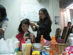 I'm setting hair~~ keke