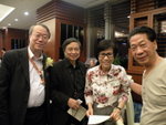 李少鶴校長(忠68)葉國洪博士(忠68)羅觀翠教授 (燄 66)張全亮教授(燄 66)