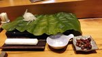 大塊葉用來放酸薑、昆布、蘿蔔、壽司