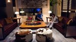 回到酒店 lobby，準備出發去晚餐