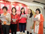 左起：杜楚楚(銳74)郭鶯萍(光72)胡肖群(基76)彭秀容(剛79)董小英(76)