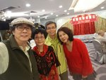 左起謙社(1971)胡樹堂、李惠歡、胡松添，恆(1977)馮寶森