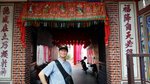 這間特有的雙層廟宇建於1850年，目前有四個附屬的神社，即同慶社、寶福社、清和社和福建公司，它是1844年成立的建德堂，又稱大伯公會之原址
