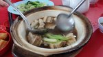 來到馬六甲，今早再喝肉骨茶（閩南語：Bak kut teh）較正宗。