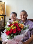 先生と奥さんの結婚62周年おめでとうございます
