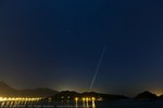 shooting airplane track @ sunny Bay