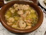 Garlic sauteed prawns