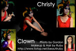 Christy - Clown - Makeup & Hair