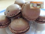 朱古力macaron夾朱古力吉士軟心