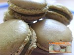綠茶macaron夾綠茶吉士
