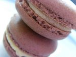 朱古力macaron夾雲呢拿吉士