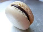 雲呢拿macaron夾朱古力醬