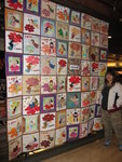 Nice patchwork in a bookstore