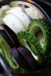 苦瓜,沖繩另一名物.我也破例吃我最討厭的食物.真的較清甜
