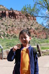 a proud junior ranger