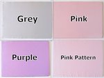 結婚證書套(底色), 可選擇以下 : 1. 白色 及 米白色 2. 淺紫色 3. 粉紅色 4. 粉紅色配銀色菱形圖案