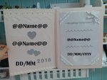 結婚證書套81-內頁 ($550 特別設計$100, 內頁加名及日期$80)