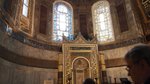 temple of the islamic to the directions of mecca, interesting to see this inside a Roman style built church