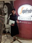Segafredo restaurant promotion girl