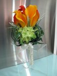 馬蹄蘭絲花結婚花球