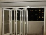 西環高街富裕大廈鋁質玻璃趟摺疊門 (9)