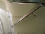 西貢蠔涌新村樓梯玻璃不銹鋼扶手工程 (1)