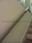 西貢蠔涌新村樓梯玻璃不銹鋼扶手工程 (7)