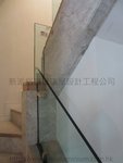 九龍塘安域道珏堡樓梯玻璃扶手工程 (2)