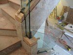 九龍塘安域道珏堡樓梯玻璃扶手工程 (4)