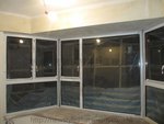 青衣海欣花園古銅色鋁窗工程 (2)