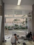 中學小學學校趟摺門玻璃門 (12)