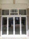 中學小學學校趟摺門玻璃門 (5)