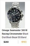 Omega Seamaster 300 M Racing Chronometer
01
