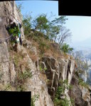 橫移呢個好窄既崖位,好險
P1120102_Panorama
