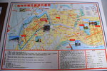 住宿在古城東門的交通賓館¥100，賓館設有導遊地圖