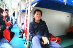 8/11/2015 坐T8301火車由株州至衡山（12：07 - 12：59）¥29，有時會將臥鋪轉坐位，下格床坐4個人，上格床放行李。