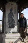 王昭君元帝時被選入后宮,竟宁元年(前33年)外嫁塞北,南北顛簸,身行萬里,此行使命是消弭戰亂,平消紛爭.
IMG_6014