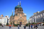聖索菲亞教堂是遠東地區最大的東正教堂,通高53.35米,佔地面積721平方米.1986年列為巿級一類保護單位.
IMG_0688